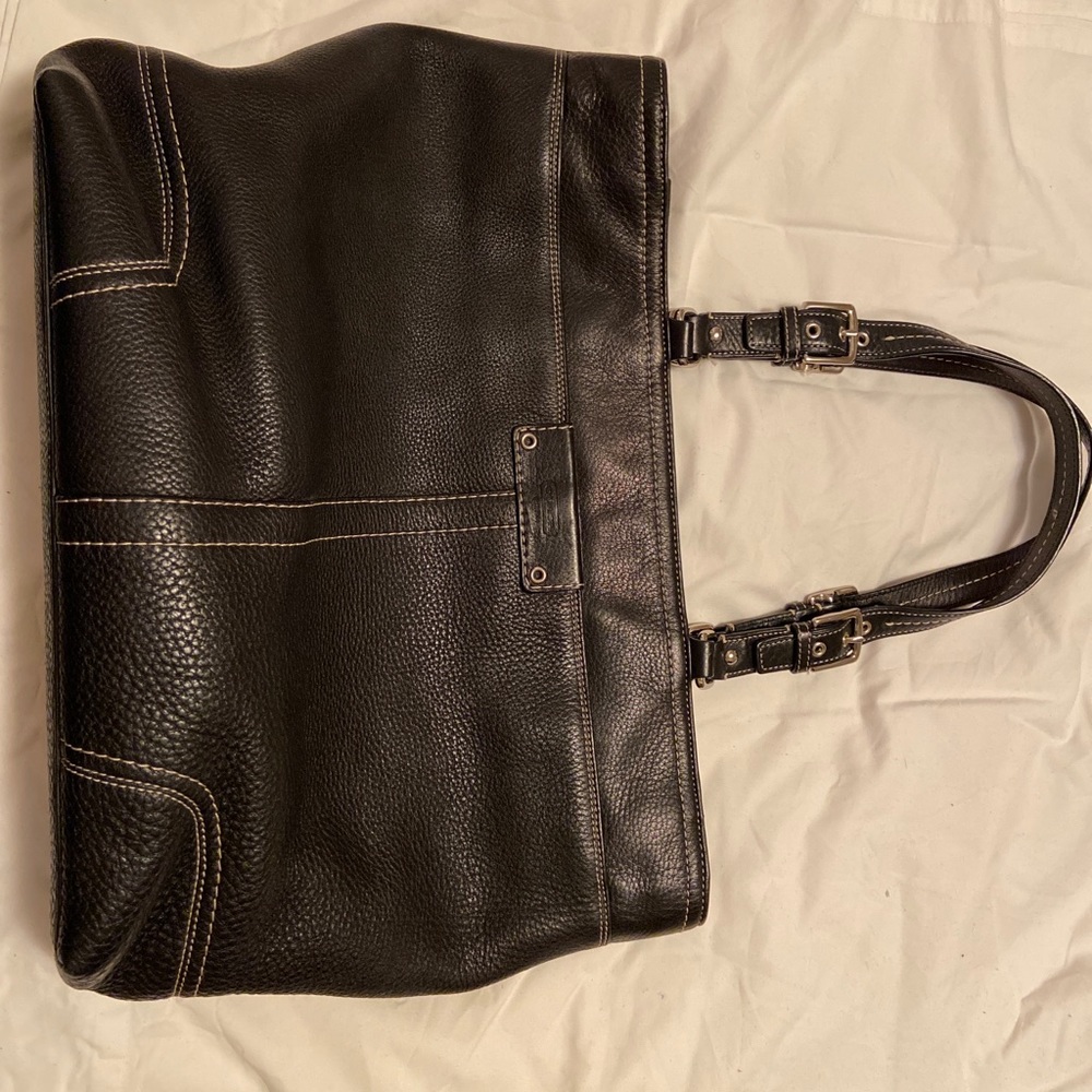 Coach Hamilton Pebbled Lunch Tote Purse